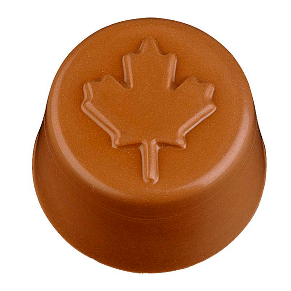 Hans Brunner One-Shot - Praline with marple leaf - OS-0050.298-NT - Dimensions: Length: 27.5 mm