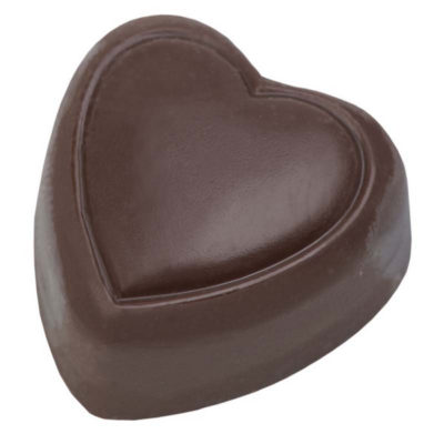 Hans Brunner One-Shot - One-Shot Heart praline - OS-0153-S-NT - Dimensions: Length: 26 mm