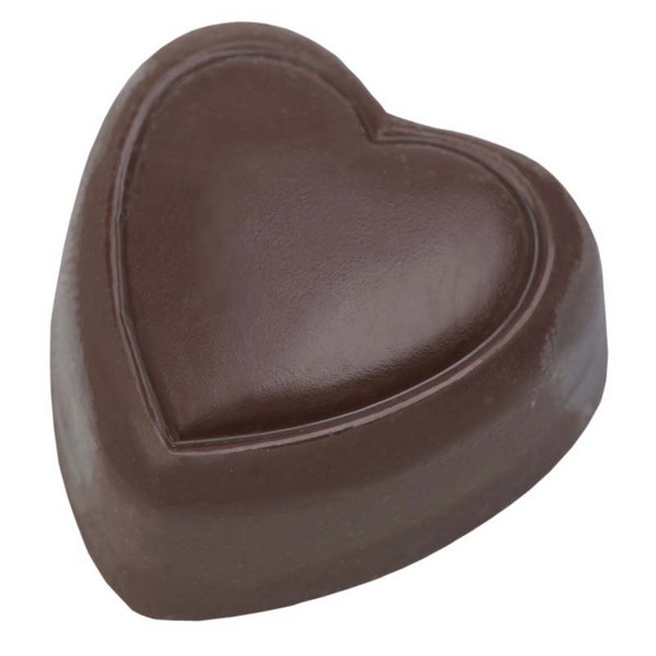 Hans Brunner One-Shot - One-Shot Heart praline - OS-0153-S-NT - Dimensions: Length: 26 mm