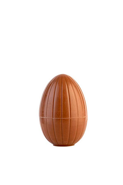 Hans Brunner One-Shot - Standing egg with lines - OS-0161-SZ - Dimensions: Length: 18.7 mm