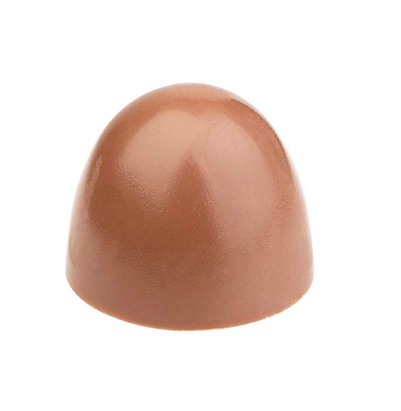 Hans Brunner One-Shot - Dome praline - OS-0168-SZ - Dimensions: Length: 27 mm