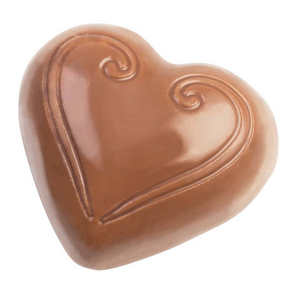 Hans Brunner One-Shot - Decor-heart - OS-0289.102-SZ - Dimensions: Length: 30 mm
