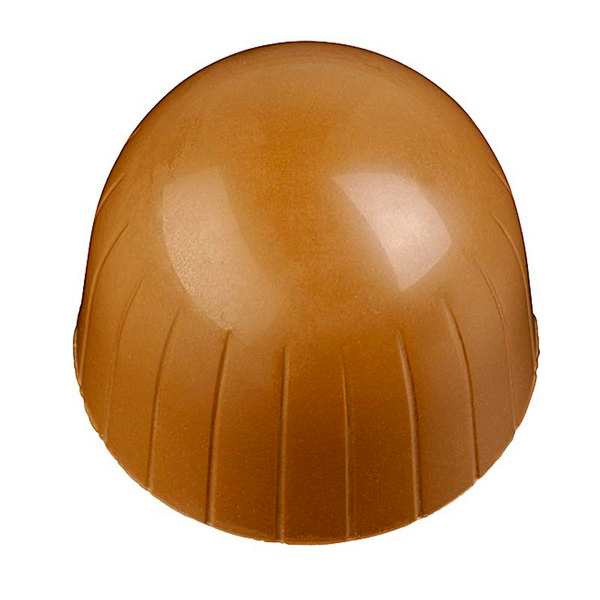 Hans Brunner One-Shot - Round praline with lines - OS-0363.112-S-NT - Dimensions: Length: 28 mm