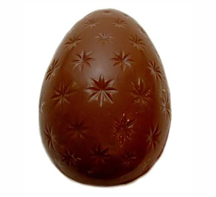 Chocolate World Hollow Figure Moulds - PF1038 - Egg Stars 85mm - 80x55x27mm