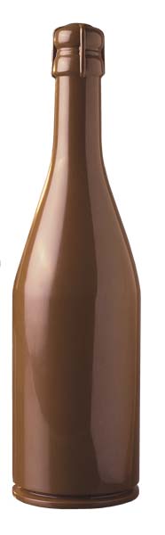 Hans Brunner Spinning-Moulds - Champagne bottle (with breaking groove) - SE-0078.103-L - Dimensions: Length: 320 mm
