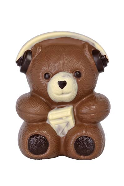Hans Brunner Spinning-Moulds - Bear with headphone - SE-0093.126-L - Dimensions: Length: 208 mm