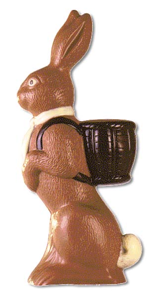 Hans Brunner Spinning-Moulds - Rabbit with basket - SE-0121-B - Dimensions: Length: 620 mm