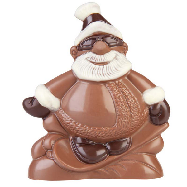Hans Brunner Spinning-Moulds - Santa Claus with Snowboard - SE-0439-L - Dimensions: Length: 144 mm