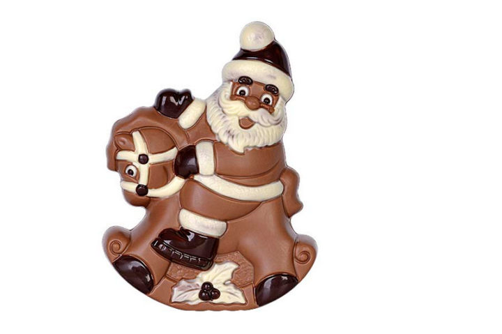 Hans Brunner Spinning-Moulds - Santa on rocking horse - SE-0507-L - Dimensions: Length: 167 mm