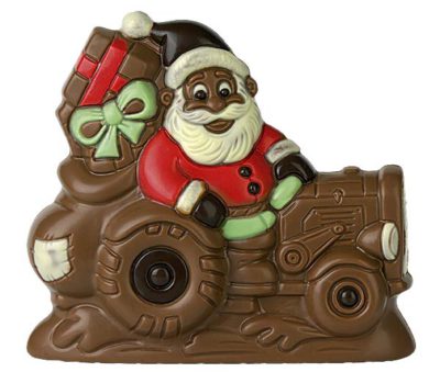 Hans Brunner Spinning-Moulds - Santa Claus on tractor - SE-0556-L - Dimensions: Length: 152 mm