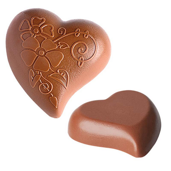 Hans Brunner Spinning-Moulds - Heart - SE-0596-L - Dimensions: Length: 75 mm