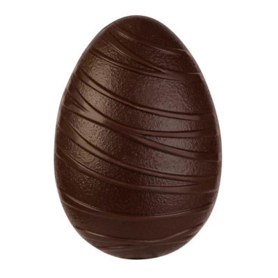 Hans Brunner Spinning-Moulds - "Egg with stripes" - SE-0687-L - Dimensions: Length: 88 mm