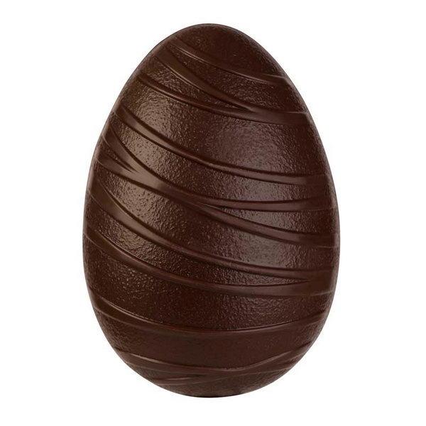 Hans Brunner Spinning-Moulds - "Egg with stripes" - SE-0687-L - Dimensions: Length: 88 mm