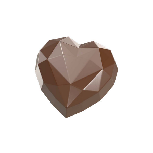 Hans Brunner Spinning-Moulds - "Brilliant Heart" - SE-0703-L - Dimensions: Length: 65 mm