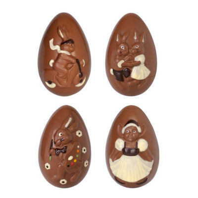 Hans Brunner Spinning-Moulds - "Egg with different pictures" - SE-0706-L - Dimensions: Length: 88 mm