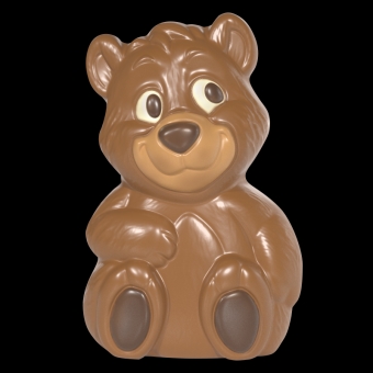 Hans Brunner Spinning-Moulds - Bear "Bobby" - SE-0720-L - Dimensions: Length: 128 mm
