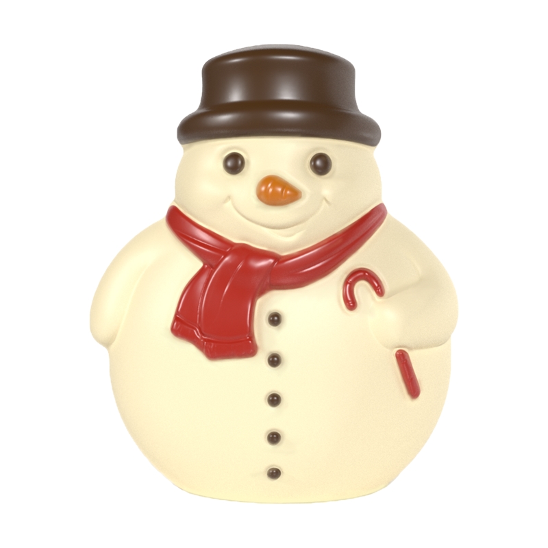 Hans Brunner Spinning-Moulds - Spherical Snowman "Frosty" - SE-0730-L - Dimensions: Length: 105 mm