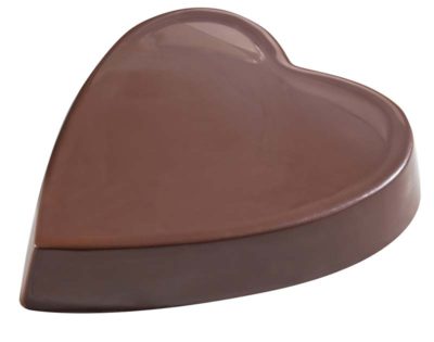 Chocolate World Hollow Figure Moulds - T0034 - Vivak Heart Plain 195mm - 225x200x34mm