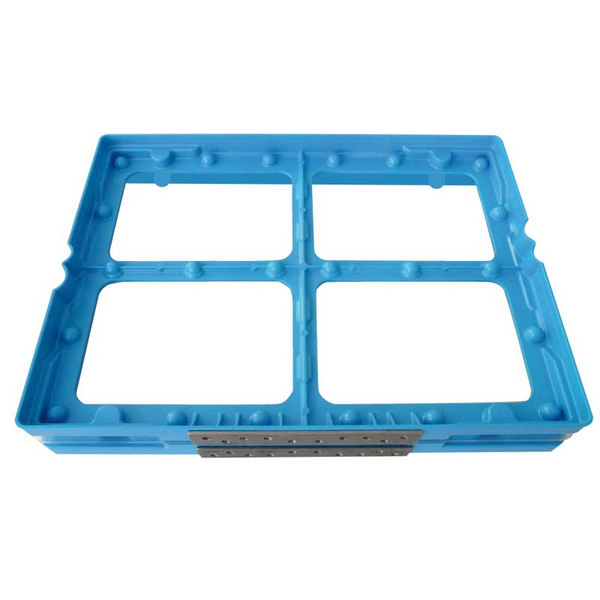 Hans Brunner Spinning-Moulds - Blueflex® frame 2x2 - UR-0108-2X2 - Dimensions: Length: 425 mm
