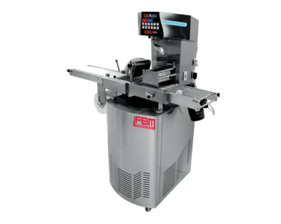 Chocolate enrober for medium sized confectioners and chocolatiers - FBM Proxima - 25kg bowl - 180mm wide belt