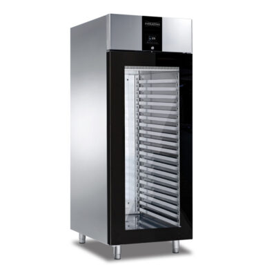 Chocolate fridge with a single glass door, cabinet depth of 1000mm and a 875 Litres capacity. 40-60% Programmable Humidity - AR CHOC G101 ECO