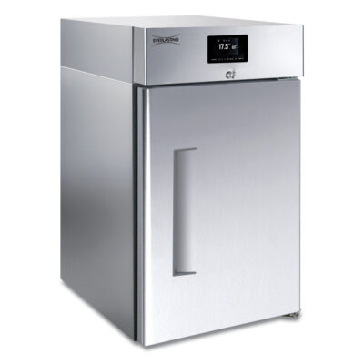 Mini chocolate fridge with a single solid door and a 140 Litre capacity. 40-60% Programmable Humidity - AR CHOC MINI