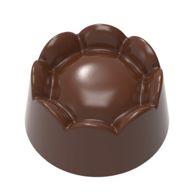 Chocolate World Frame Moulds - CW1728 - Cup Bottom Hm005 - 129gm - 68x68x35mm