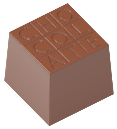 Chocolate World Frame Moulds - CW1729 - Cube Chocolate - 12gm - 23x23x20mm