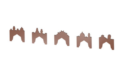 Chocolate World Frame Moulds - CW1735 - Skyline - 0.75gm - 28x25x2mm