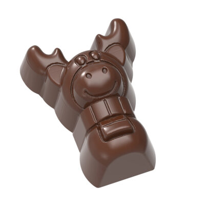 Chocolate World Frame Moulds - CW1736 - Moose - 11gm - 39x29x19.5mm