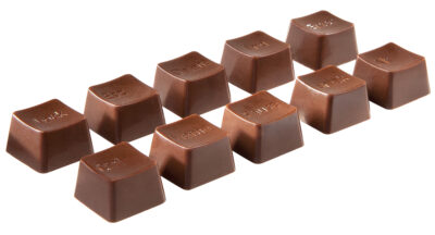 Chocolate World Frame Moulds - CW1741 - Keys 10 Fig. - 3gm - 16.5x16.5x10mm