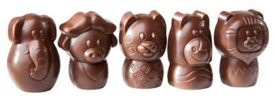Chocolate World Frame Moulds - CW1746 - The Big Five Small 5 Fig. - 12gm - N/AxN/AxN/Amm
