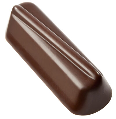 Chocolate World Frame Moulds - CW1784 - Bar With Line - 8gm - 48x16.5x13.5mm