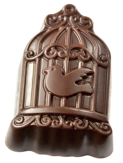 Chocolate World Frame Moulds - CW1785 - Bird'S Cage - 11gm - 34.5x26x18mm