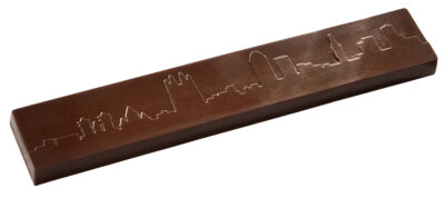 Chocolate World Frame Moulds - CW1789 - Bar Skyline - 18.5gm - 117.5x21x7mm