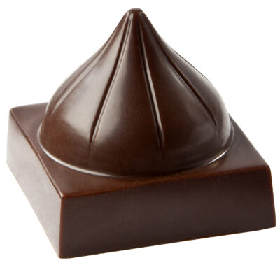 Chocolate World Frame Moulds - CW1793 - Cube With Dome - 9.5gm - 26x26x23.5mm
