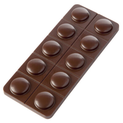 Chocolate World Frame Moulds - CW1796 - Drug Pil Strip - 26gm - 105x45x7.5mm