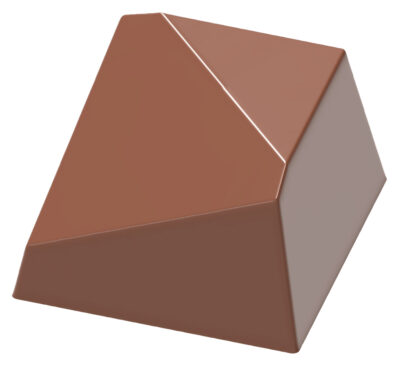 Chocolate World Frame Moulds - CW1799 - Diagonal 12,50 Gr - 12.5gm - 27.56x27.58x17.22mm