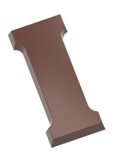 Chocolate World Frame Moulds - CW1808 - Letter I 135 Gr - 135gm - 140.77x63.14x16.95mm