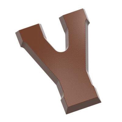 Chocolate World Frame Moulds - CW1824 - Letter Y 135 Gr - 135gm - 140.77x104.73x14.67mm