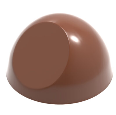 Chocolate World Frame Moulds - CW1846 - Half Sphere With Flat Side Ø 32mm - 12.5gm - 32x32x19.5mm
