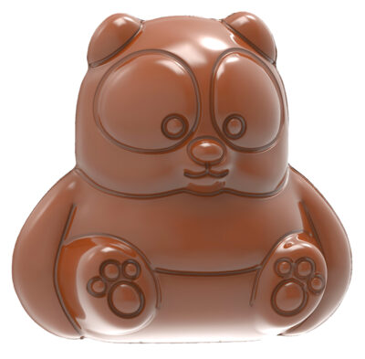 Chocolate World Frame Moulds - CW1874 - Panda - 16.5gm - 36.5x34xN/Amm
