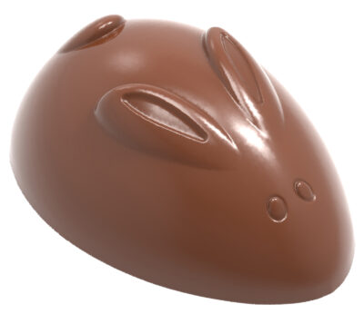 Chocolate World Frame Moulds - CW1875 - Rabbit Abstract - 20gm - 52x35.5x19.5mm