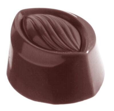 Chocolate World Frame Moulds - CW1876 - Almond 9 Gr - 9gm - 25.5x31.5x16.5mm