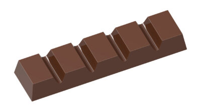 Chocolate World Frame Moulds - CW1882 - Small Bar - 5gm - 56.5x14.5x6.5mm