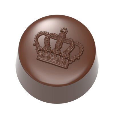 Chocolate World Frame Moulds - CW1884 - Chocolate Crown - 13.4gm - 30.5x30.5x16.2mm