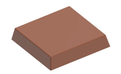 Chocolate World Frame Moulds - CW1887 - Space Alphabet - 5.7gm - 30.52x30.52x5.58mm