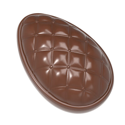 Chocolate World Frame Moulds - CW1888 - Egg Chesterfield - 69.7gm - 86.5x56.5x25.5mm