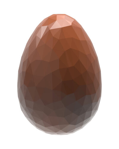 Chocolate World Frame Moulds - CW1891 - Egg Facet 33mm - 5.5gm - 33x23x11mm