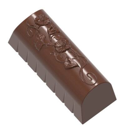 Chocolate World Frame Moulds - CW1896 - Buche Poppy - 9gm - 39.5x15x15mm